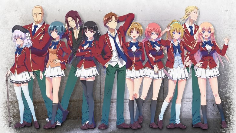 Youkoso Jitsuryoku Shijou Shugi no Kyoushitsu e afişi